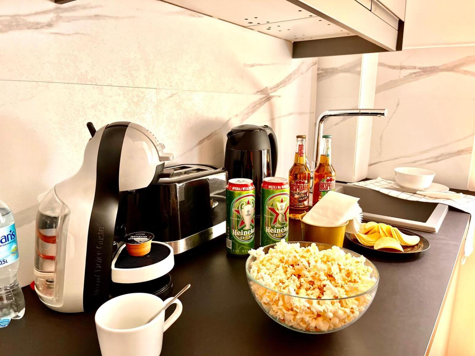 Amazing 1 Room Condo Warszawa Center, Sauna Luaran gambar